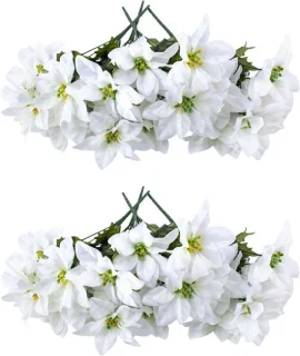 Set van 4 kerststerstruiken 35 cm — feestelijke klassiekers voor elke ruimte