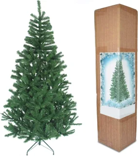 shatchi Kunstkerstboom Groen 6ft 550 Naalden Metalen Standaard
