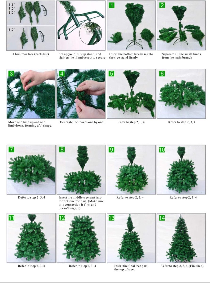 shatchi Kunstkerstboom Groen 6ft 550 Naalden Metalen Standaard