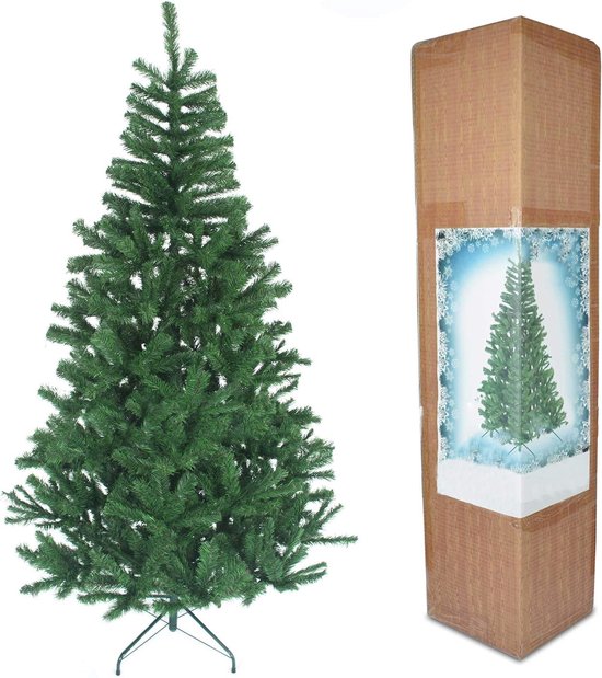 shatchi Kunstkerstboom Groen 6ft 550 Naalden Metalen Standaard