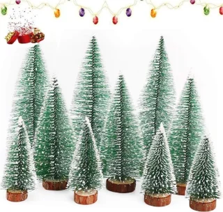 ShopVlot mini kunstkerstboom 10 stuks