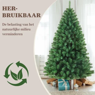 Sinaopus Klassieke Kunstkerstboom 185 cm Groen