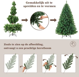 Sinaopus Klassieke Kunstkerstboom 185 cm Groen
