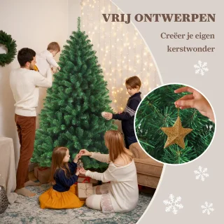 Sinaopus Klassieke Kunstkerstboom 185 cm Groen