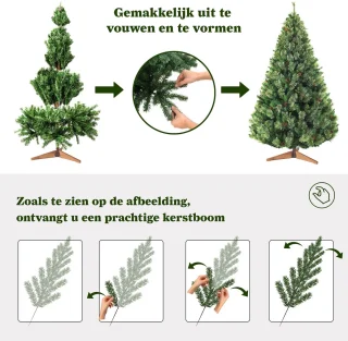 Sinaopus Kunstkerstboom 185 cm Groen
