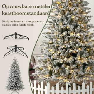 Sinaopus Kunstkerstboom 215 cm Flocked