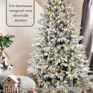 Sinaopus Kunstkerstboom 215 cm Flocked