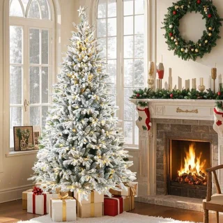 Sinaopus Kunstkerstboom 215 cm Flocked
