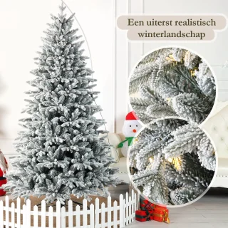 Sinaopus Kunstkerstboom 215 cm Flocked