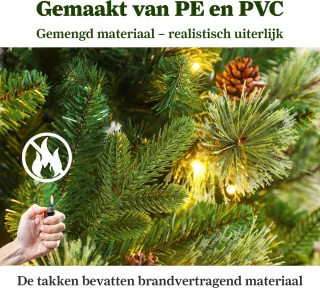 Sinaopus Kunstkerstboom 240 cm Groen