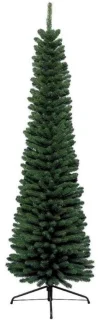 Slanke kerstboom 210 cm, 574 takken, zachte pvc naalden, binnenhuis
