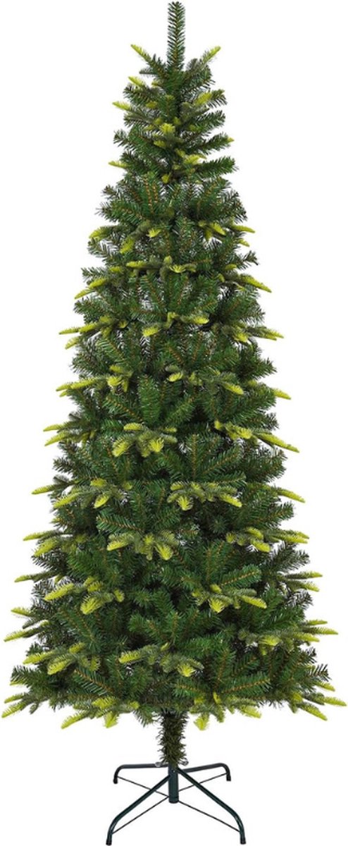 Slanke Kunst Kerstboom 1,5 M met PE-Bladeren en Kunstpotlood - 350 Takken