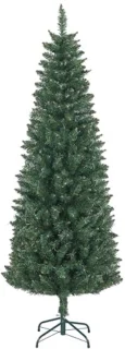 Slanke kunstkerstboom 180 cm - stalen basis