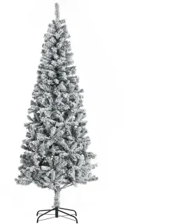 Slanke kunstkerstboom 210 cm groen