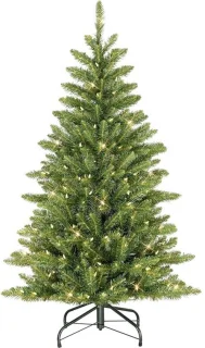 Slanke kunstkerstboom Fraser spar 137 cm met verlichting