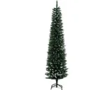 Smalle kerstboom met metalen standaard in groen, 190 cm
