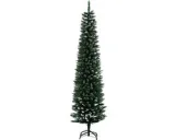Smalle kerstboom van 190 cm met metalen standaard