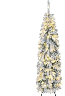 Smalle kunstkerstboom 180 cm groen