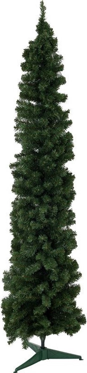 Smalle Kunstkerstboom 180 cm Potloodmodel Inclusief Voet