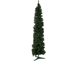 Smalle Kunstkerstboom 180 cm Potloodmodel Inclusief Voet