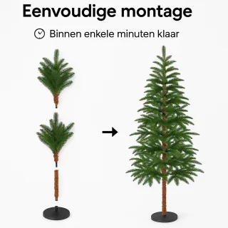 Smalle Kunstkerstboom 180 cm