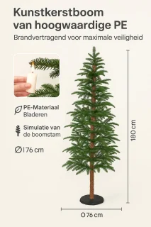 Smalle Kunstkerstboom 180 cm