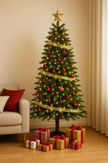 Smalle Kunstkerstboom 180 cm