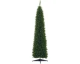 Smalle kunstkerstboom 210 cm groen