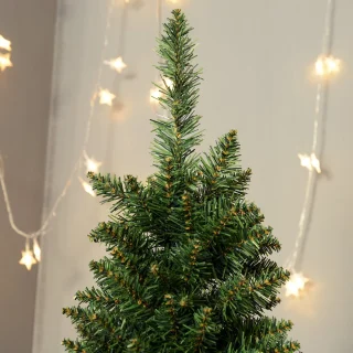 Smalle kunstkerstboom 210 cm