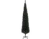 Smalle kunstkerstboom 55 × 195 cm groen