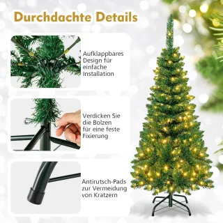 Smalle Kunstkerstboom