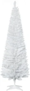 Smalle kunstkerstboom Ø55 × 180 cm wit