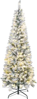 Smalle kunstkerstboom Ø65 × 180 cm groen
