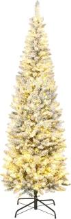 Smalle kunstkerstboom Ø70 × 210 cm groen