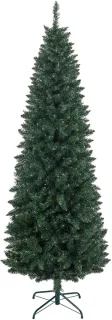 Smalle kunstkerstboom Ø75 × 210 cm groen