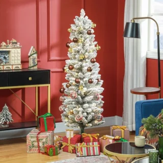 Smalle sneeuwkerstboom 150 cm