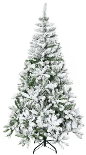 Sneeuwbedekte kunstkerstboom - 180 cm