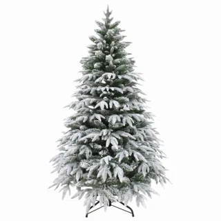 Sneeuwkerstboom H144 x Ø90 cm - kunstkerstboom met sneeuw