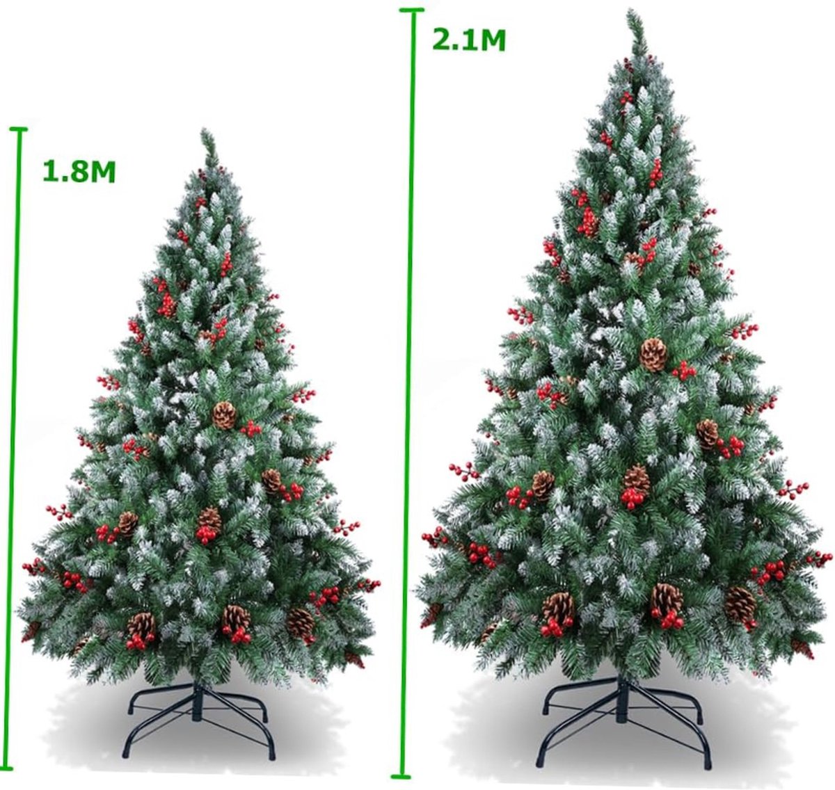 Sneeuwstroom Kunstkerstboom 180 cm 720 Tips