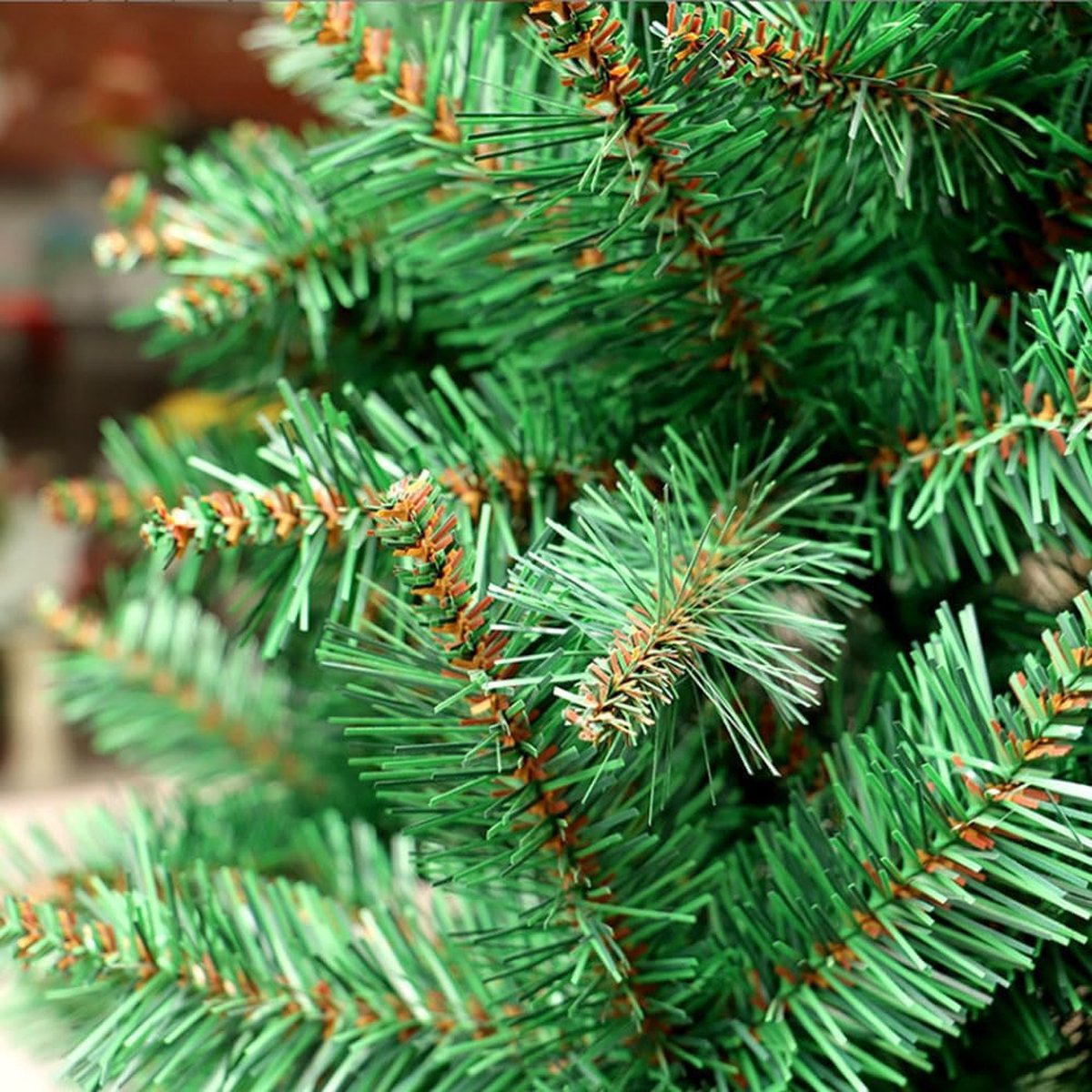 Sneeuwwitte Kunstkerstboom 1.2m Met 110 Decoraties