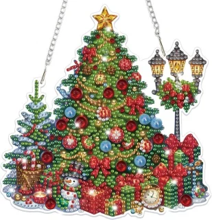 SnelShoppen diamant schilderen kerstboom kit