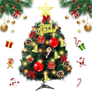 SnelShoppen kunstkerstboom 30 cm mini kerstboom