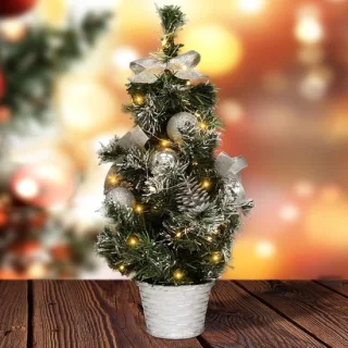 SnelShoppen Mini kerstboom 40 cm verlicht