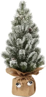 SnelShoppen mini kerstboom 40cm kunststof tafeldecoratie