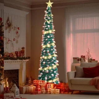 SnelShoppen - spiraalvormige kunstkerstboom 150cm