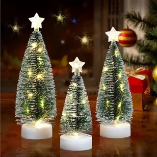 SnelShoppen - tafelkerstboom 3 maten - kunstkerstboom
