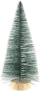 SnelShoppen - Wambere Kunstkerstboom 12 stuks 15 cm Tafeldecoratie Dennenboom Kerstversiering Groen Duurzaam Milieuvriendelijk Voor Feestdagen