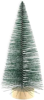 SnelShoppen - Wambere Kunstkerstboom 12 stuks 15 cm Tafeldecoratie Dennenboom Kerstversiering Groen Duurzaam Milieuvriendelijk Voor Feestdagen