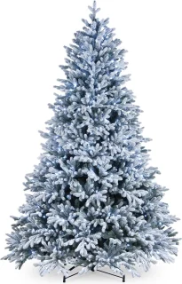 Snowy Hamilton kunstkerstboom 213 cm groen met 600 led lampjes