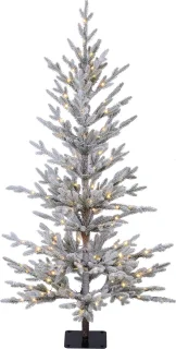 Snowy Jersey verlichte kunstkerstboom